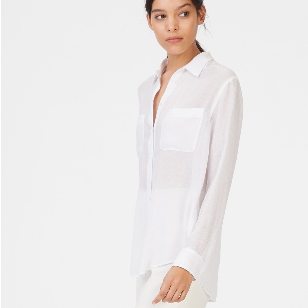 Club Monaco Claudia White Shirt, S